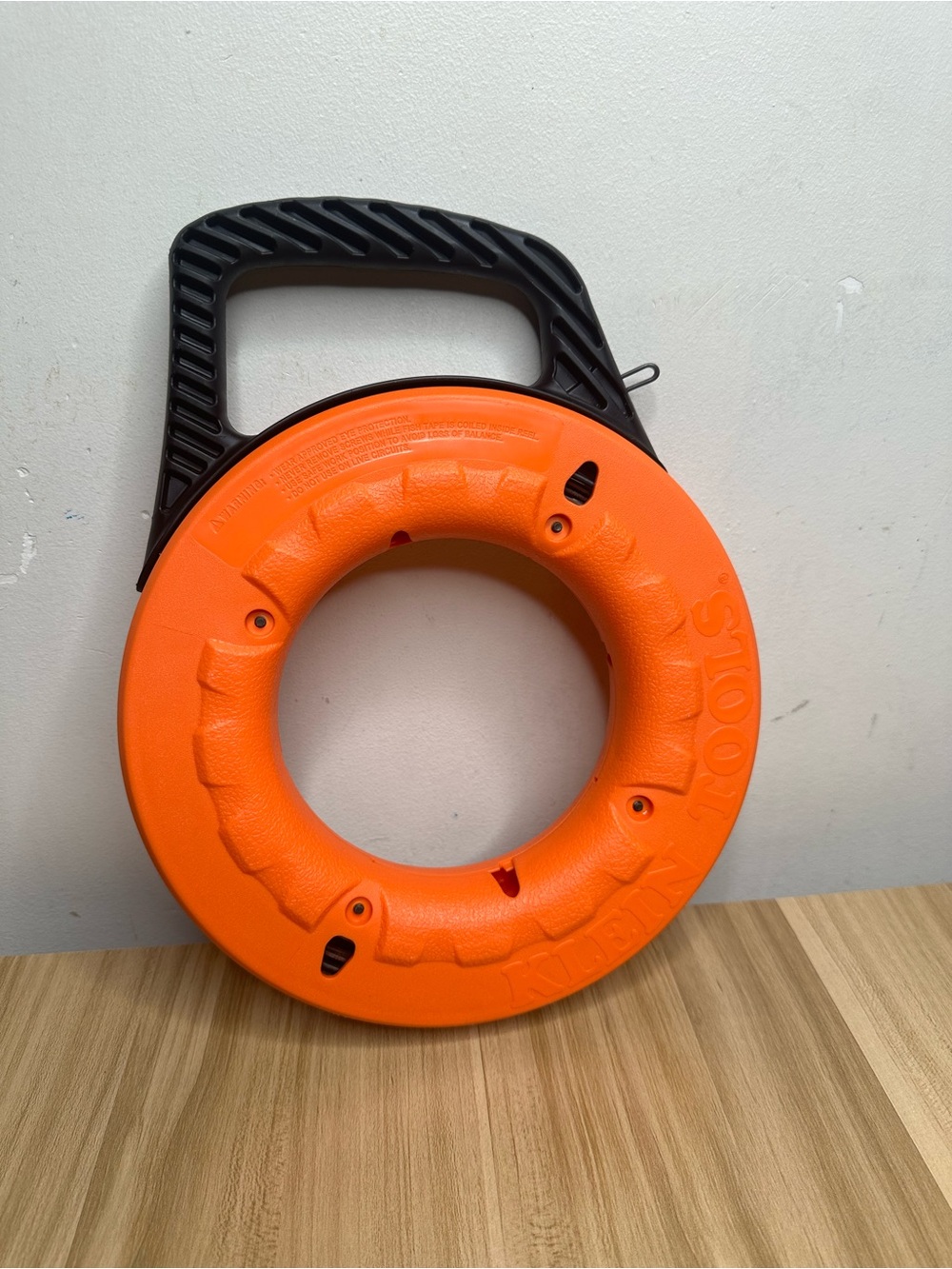 Klein Tools Depthfinder 1/8 
Steel Fish Tape 65 ft Reel in Bright Orange 56002